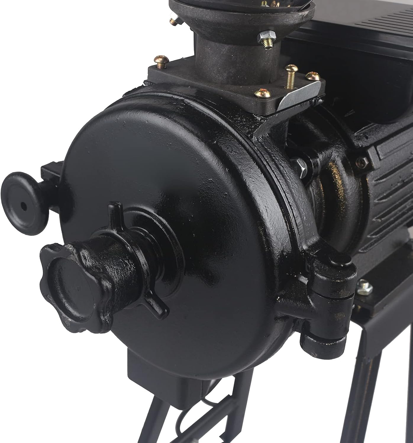 Electric Grain Mill, Commercial Electric Feed Mill, Heavy Duty Milling Machine - Cereals Grinder for Rice, Corn, Grain, Coffee, Wheat with Funnel (Dry, Wet 2200W, 110V)