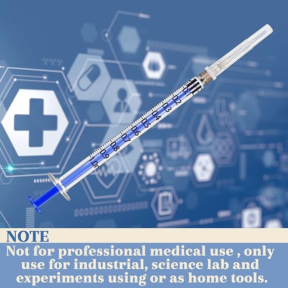 1ml 26 G 1/2inch Lab Supplies 100Pack Individually Packaged