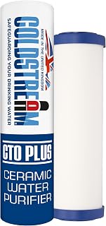 Coldstream CTO Plus Ceramic Water Filter for maximum anti-bacterial protection. Great tasting drinking water and fits all standard makes. CF108W