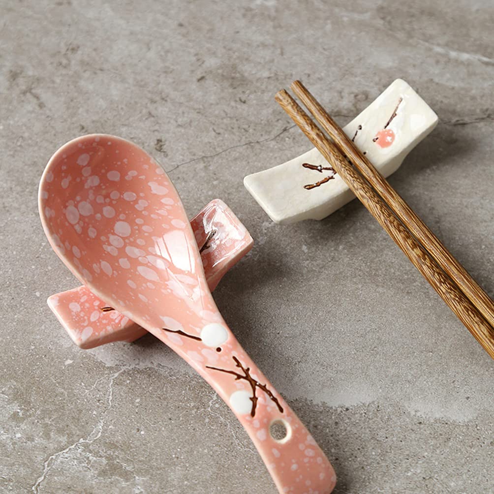 Repose-Baguettes, Support en céramique pour Baguettes et cuillères, idéal pour la décoration et Les Cadeaux de Restaurant (Lot de 8).