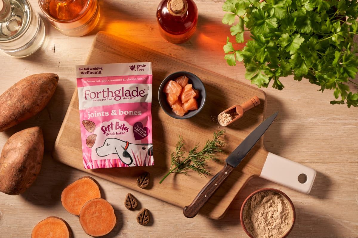 Forthglade Natural Dog Treats (4 x 90g Bags), Hypoallergenic & Grain Free Dog Treats with Salmon - Image 3