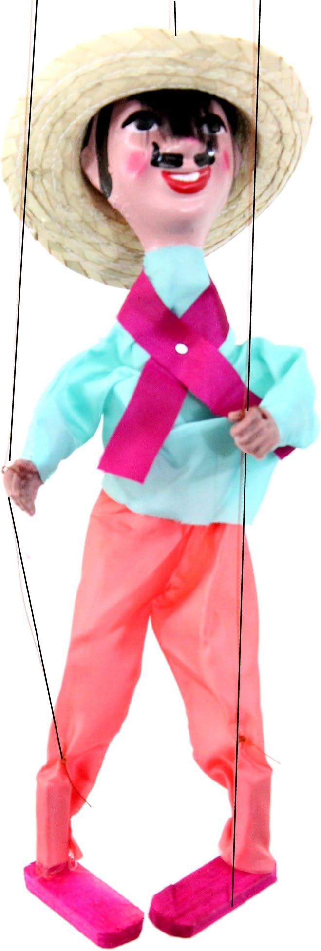 Mexican String Puppet Marionette Titere Laborer