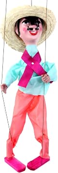 Mexican String Puppet Marionette Titere Laborer