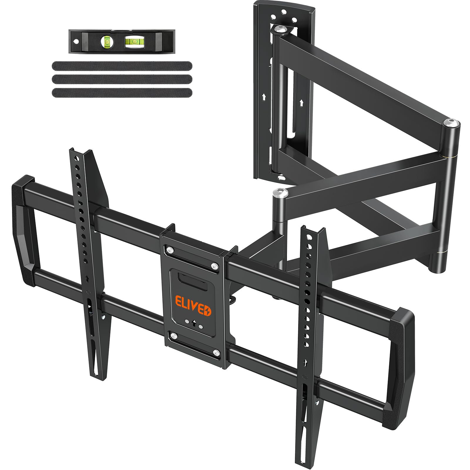 Photo 1 of ELIVED Outdoor Long Arm TV Wall Mount for Most 42-75 Inch TVs, 37.9 Inch Long Extension Corner TV Mount, Weatherproof Full Motion tv Bracket Anti-Rust for Patio, Holds 99 lbs. Max VESA 600x400mm