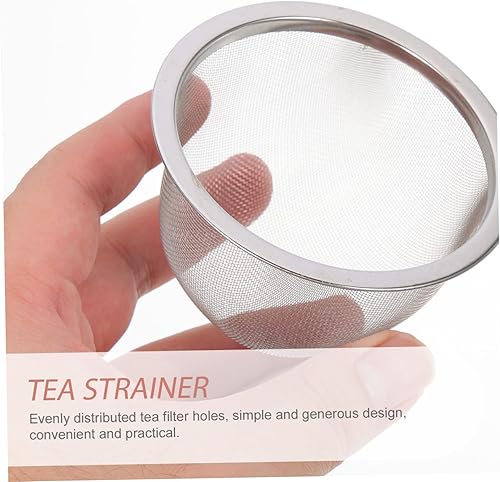 Miniatura 9 de Colador de malla 4 unids Tetera Colador Filtros de café Colador de té Premium Acero inoxidable Taza Taza Tetera de acero inoxidable