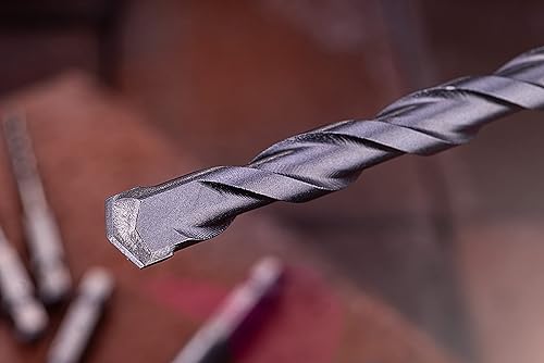 Miniatura 6 de Juego de brocas métricas para mampostería de 9 piezas, punta de carburo con vástago hexagonal de 14 pulgadas para hormigón, ladrillo, bloque y