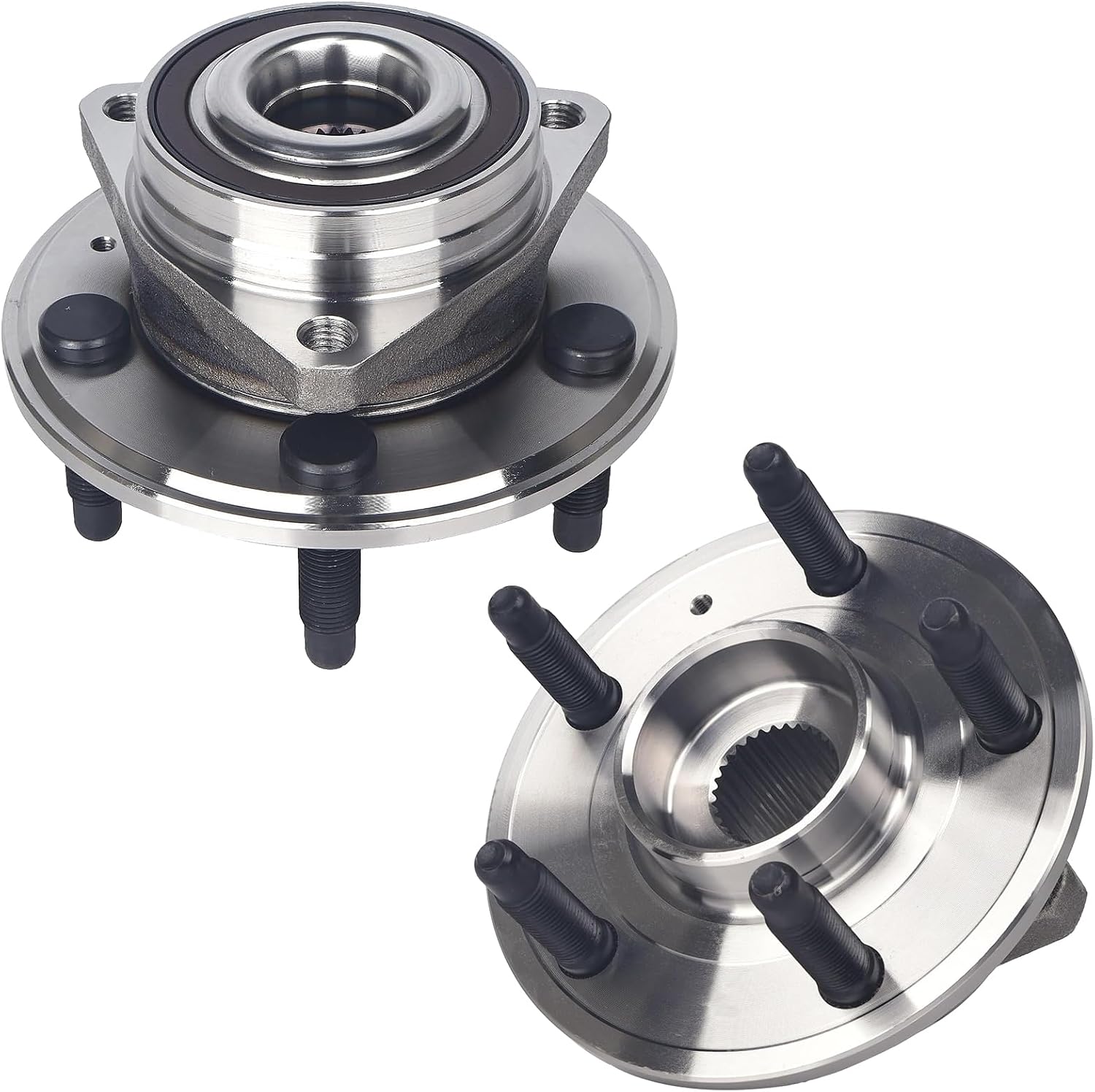 513286 Pair 2 Front Wheel Hub and Bearing Assembly for 2009-2020 Dodge Journey