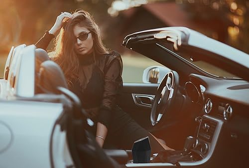 Miniatura 8 de Ginsco Mini bote de basura para automóvil, bote de basura con tapa, a prueba de fugas, contenedor de basura para automóvil, artículos esenciales