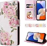 Vista 18 de UEEBAI Funda tipo billetera para Samsung Galaxy A16 4G/5G, cubierta de cuero PU con soporte, bloqueo RFID, funda flip con ranuras para tarjetas