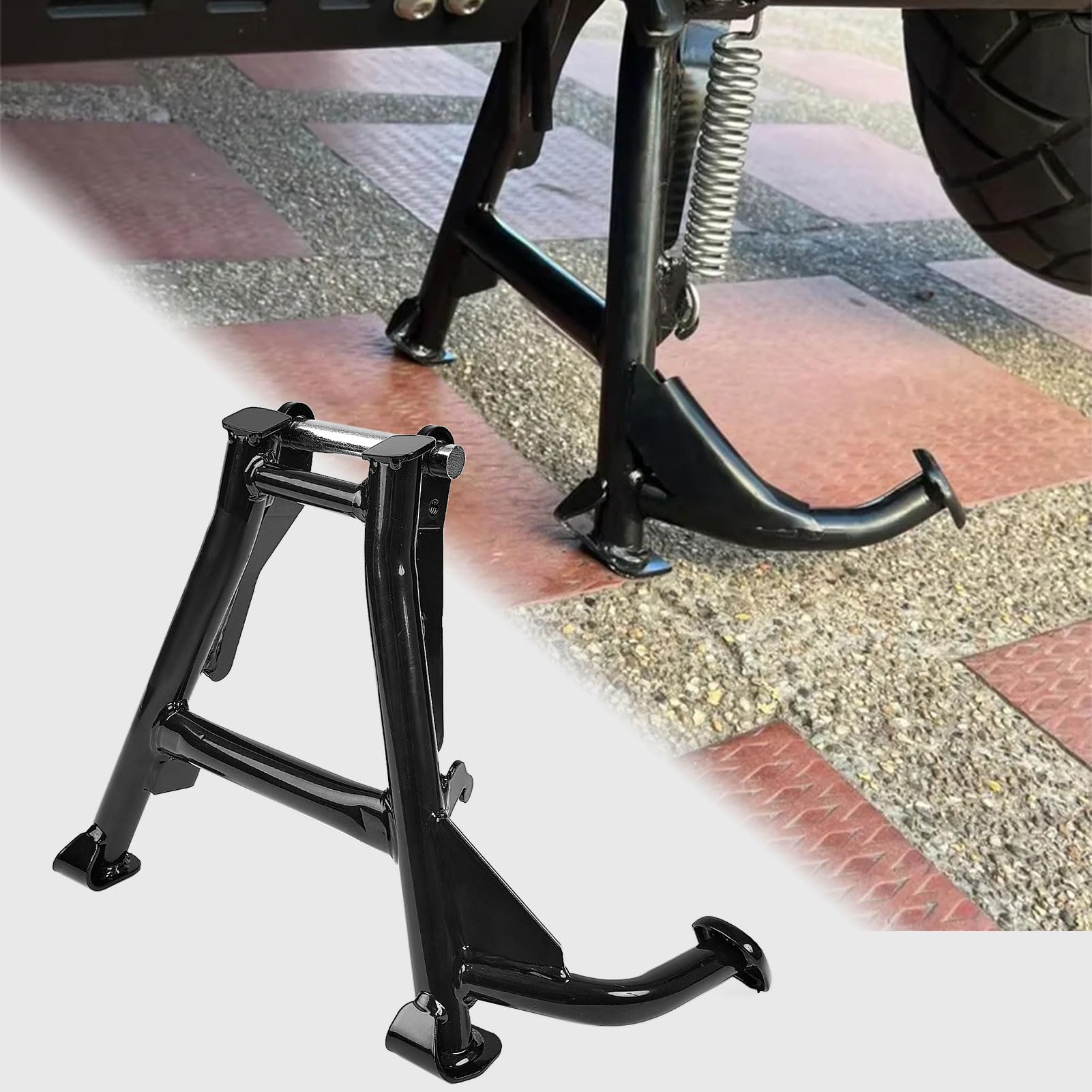 WOOGA Cavalletto centrale per moto supporto centrale per parcheggio centrale staffa di supporto per supporto stabile adatta per HO&N&DA CB500X 2019-2025 NX500 Accessori 2023-2026