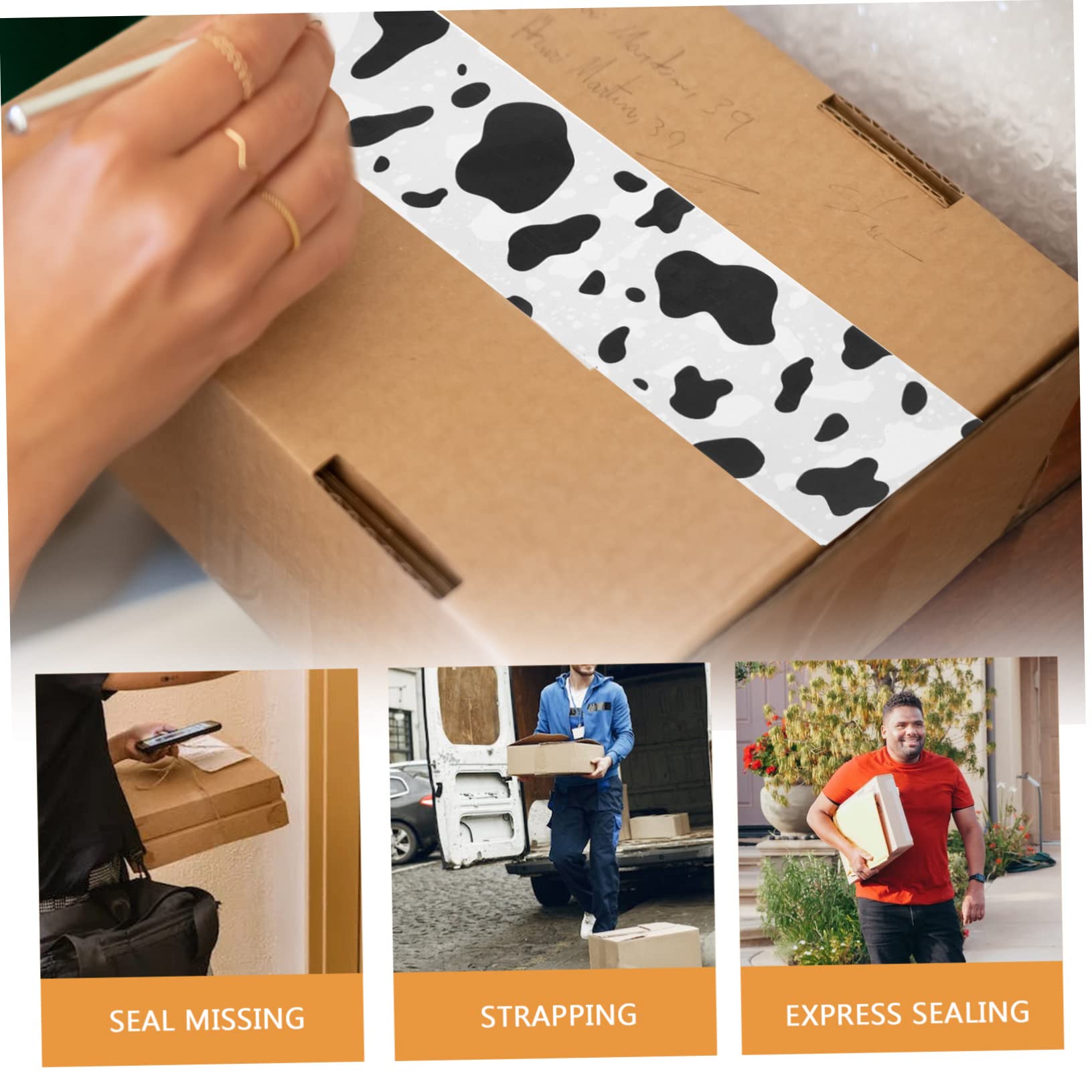 Gadpiparty 5 Cinta Adhesiva de Embalaje con Diseño de Cinta de Sellado para Cajas Decoración Diy y Envíos para Oficinas y Resistente y de Aplicar