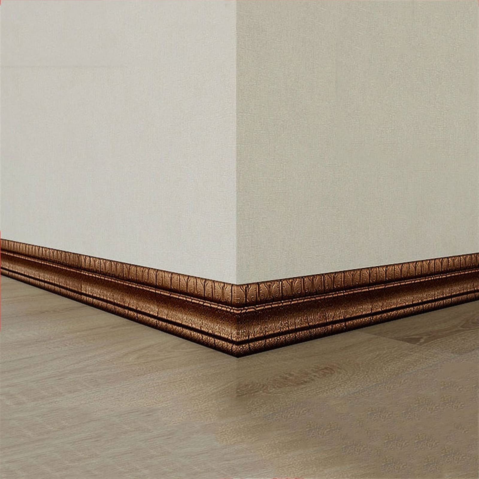 Moulure murale flexible 3d pour masquer les imperfections de plinthe et plafond