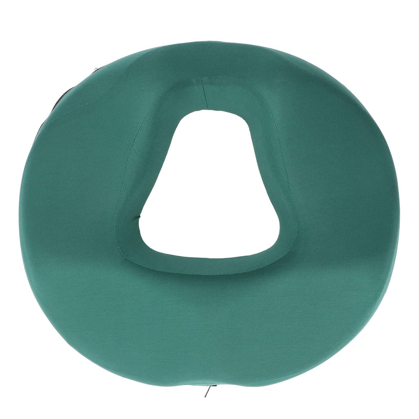 Cuscino a Ciambella in Memory Foam Cuscino Ergonomico per Alleviare la Sciatica su Sedia da Ufficio Sedia a Rotelle per Auto 16,54 X 14,76 X 3,74 Pollici (Verde)