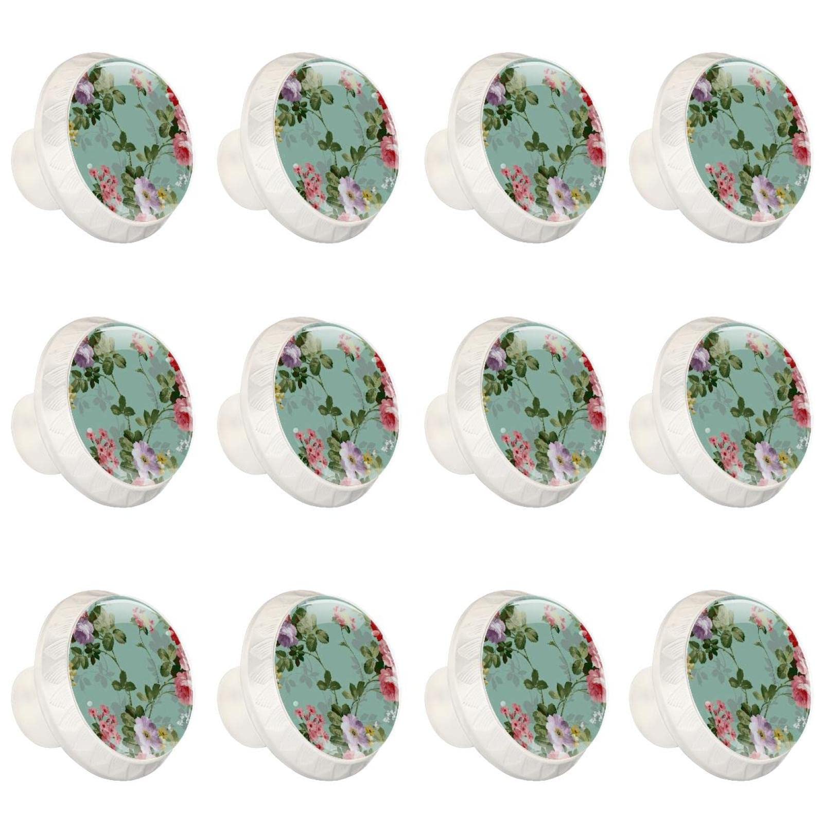Boutons de quincaillerie d'armoire TBOUOBT en lot de 12 pièces style rétro