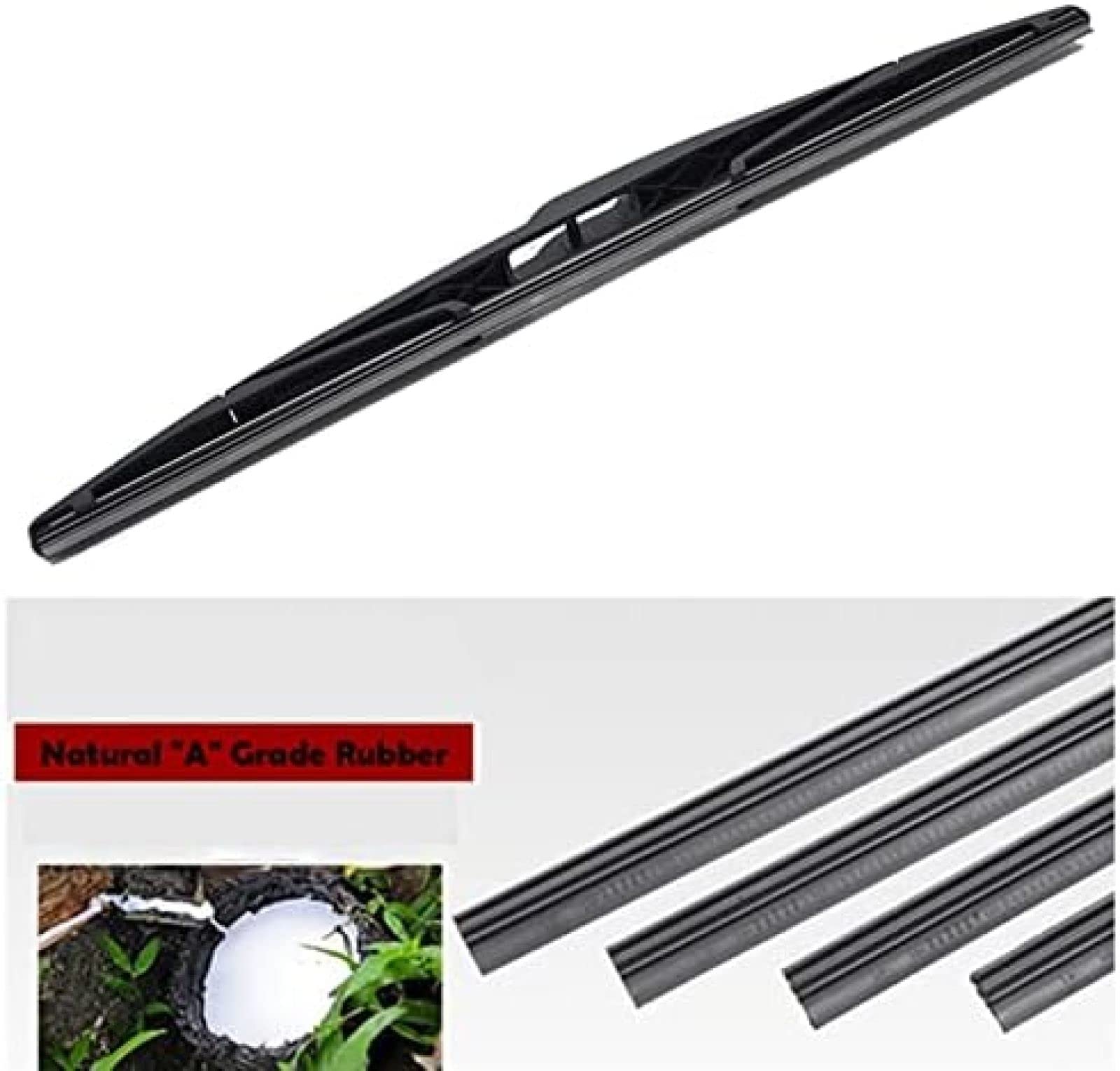 16 "26" 17 "Lama tergicristallo Parabrezza tergicristallo Anteriore Auto Posteriore, per Peugeot 207 Hatchback 2006 2007 2008 2009 2010 2011 2012 tergicristalli