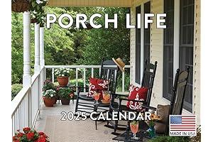 Charming Porch Scenes for 2024: Your Porch Life Wall Calendar