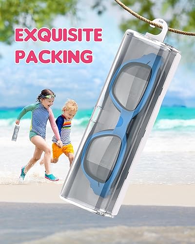 Miniatura 6 de Gafas de natación para niños, gafas de natación para niños de 6 a 14 años, antivaho con protección UV para niños y niñas