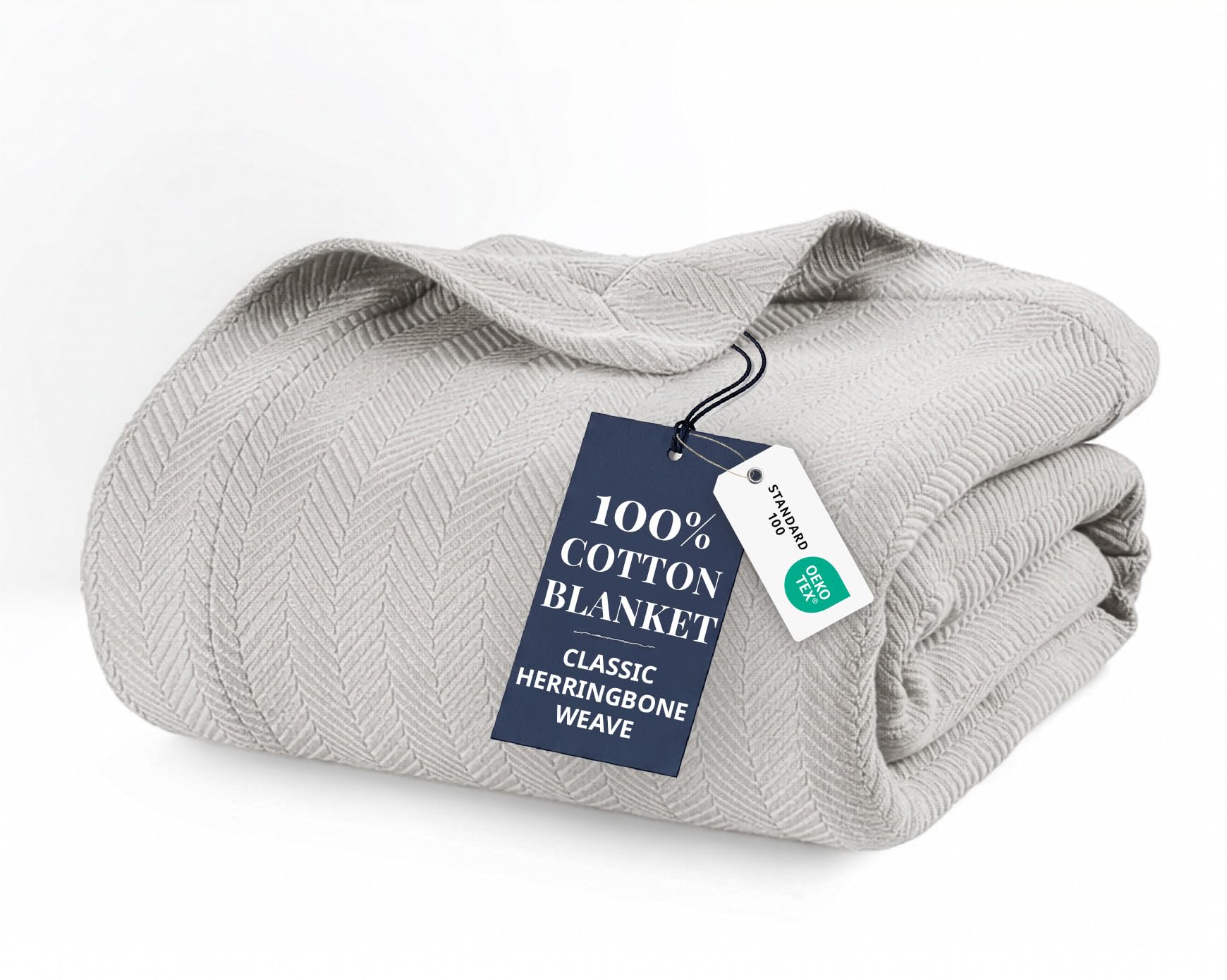 LANE LINEN Cotton Blanket
