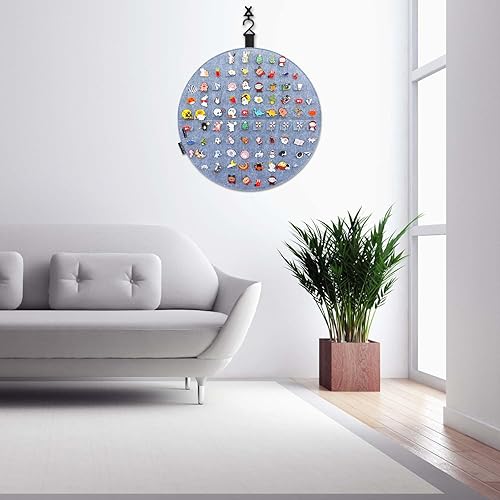 Miniatura 6 de Tablero de pines para pines esmaltados, organizador de broches para colgar en la pared, vitrina de colección de pines, con capacidad para hasta 76