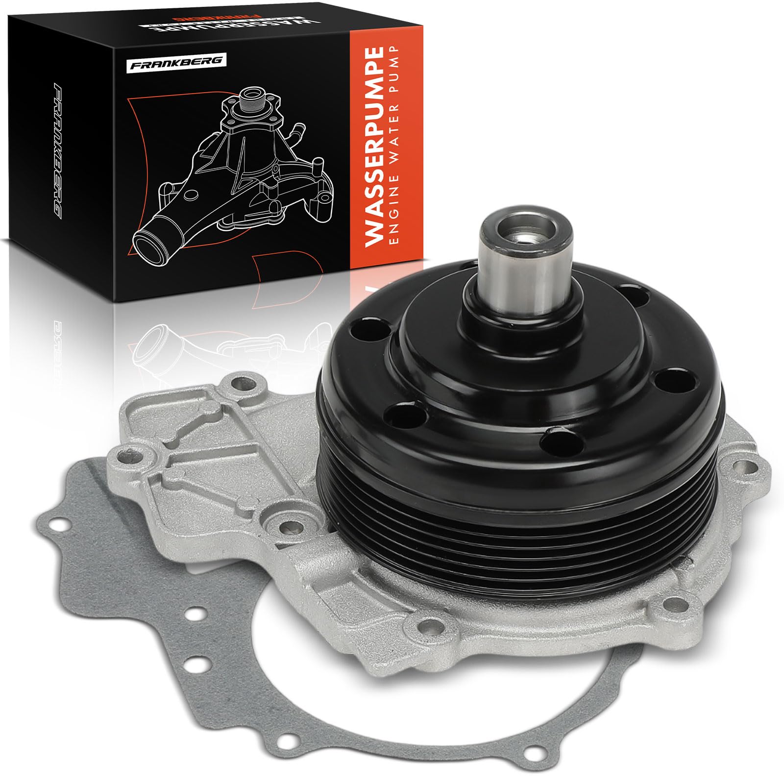 Frankberg Bomba de agua/bomba de refrigerante con junta 6512002101 | Compatible con: Caja Sprinter 5-T B906, Caja Sprinter 3-T B906, Sprinter 46-T Caja B906