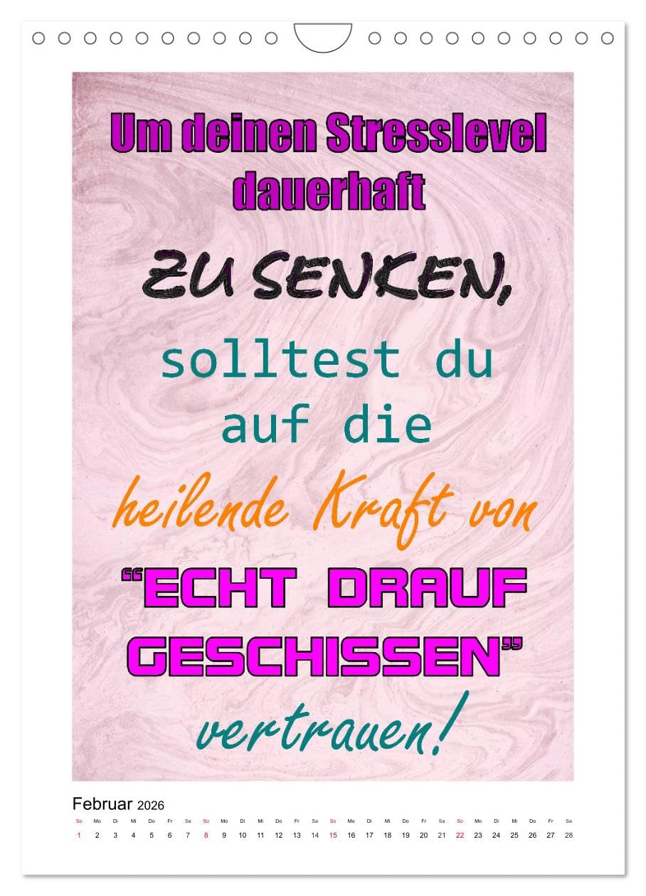Typo Kalender für das Büro. Gemeine und lustige Sprüche (Wandkalender 2025 DIN A3 hoch), CALVENDO Monatskalender | Rose Hurley | 978 3 435 95907 5 | 9783435959075