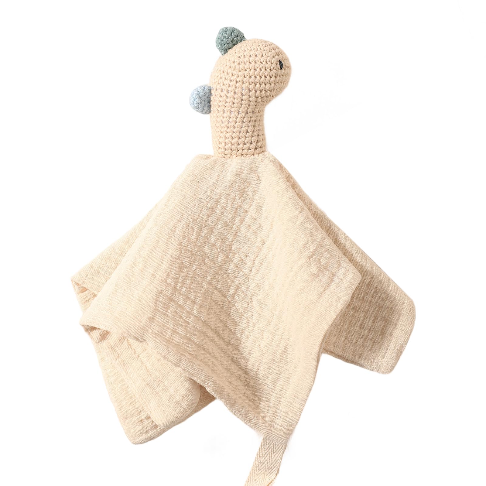 kokdid Lovely Baby Soother Doll Crocheted Animal Appease Comforting Towel Pacify Handkerchief for Newborns and Toddler Appease Towel