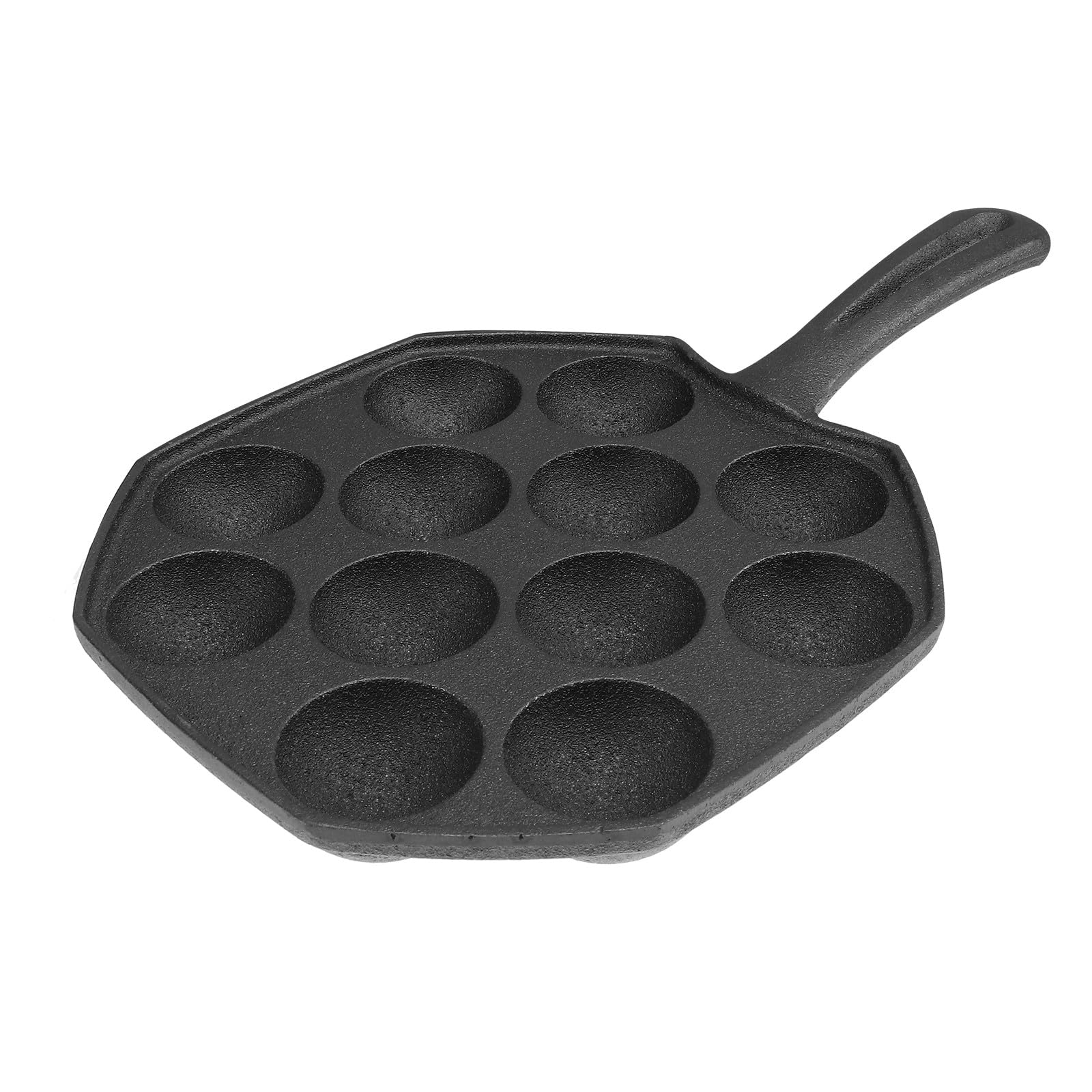 Poêle à Takoyaki 12 trous en fonte antiadhésive pour boulettes