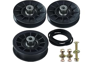 2 Pack 532194326 Idler Pulley with 532194327 Idler Pulley 130969 Belt Replaces...