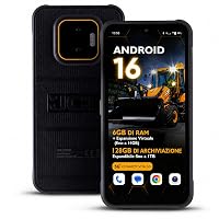JCB Toughphone E50 Smartphone Rugged 5G Android 16, 6GB RAM 128GB