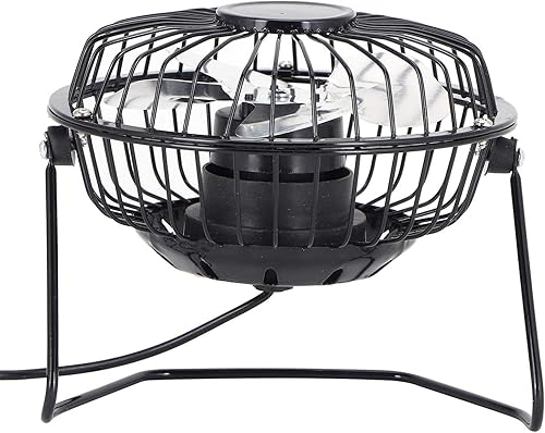 Miniatura 6 de Ventilador de panel solar de 10 W, generador de energía fotovoltaica flexible monocristalino con ventilador de enfriamiento, panel solar