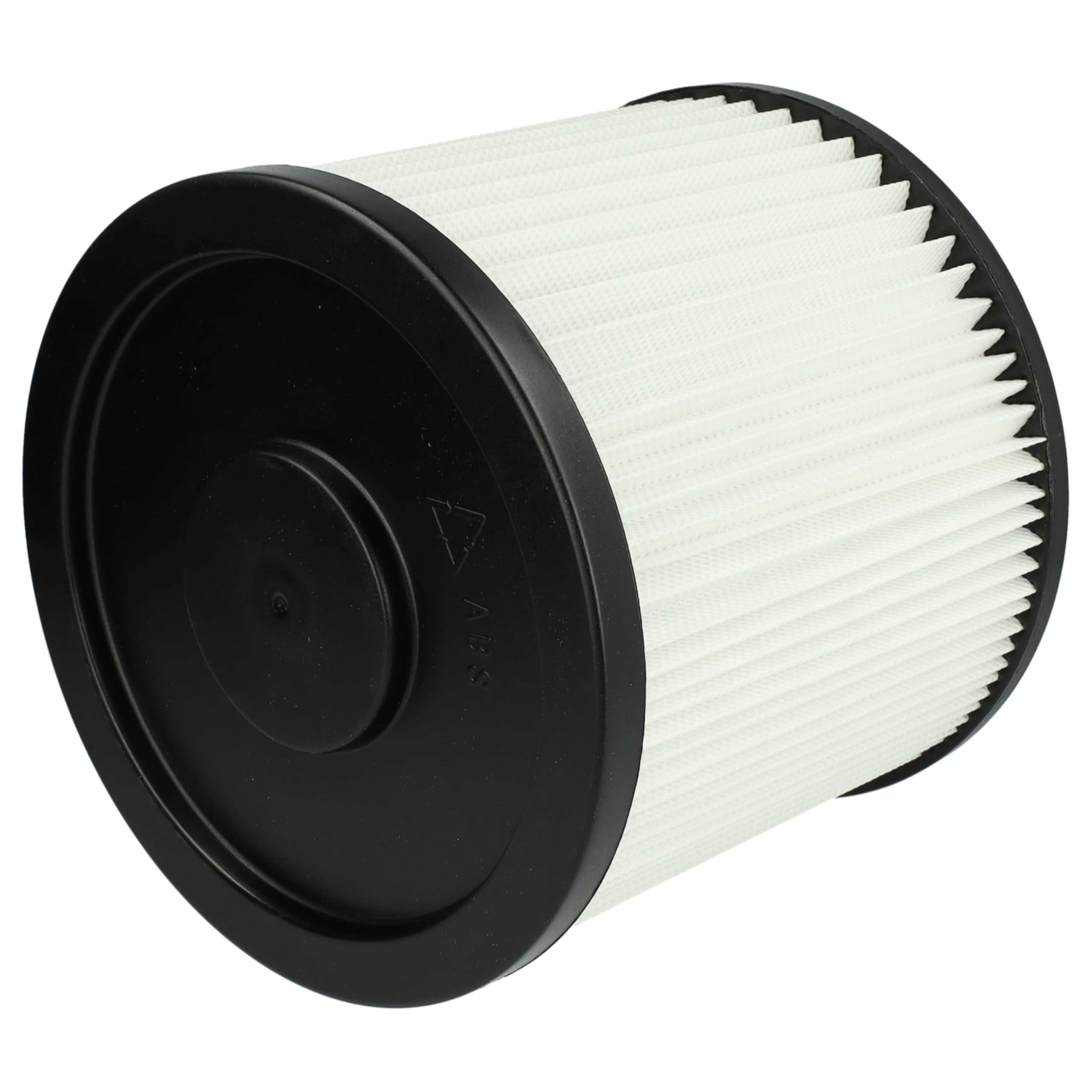 vhbw 4x filtro a pieghe piatte compatibile con Alaska WVC 1600 aspirapolvere - nero/bianco