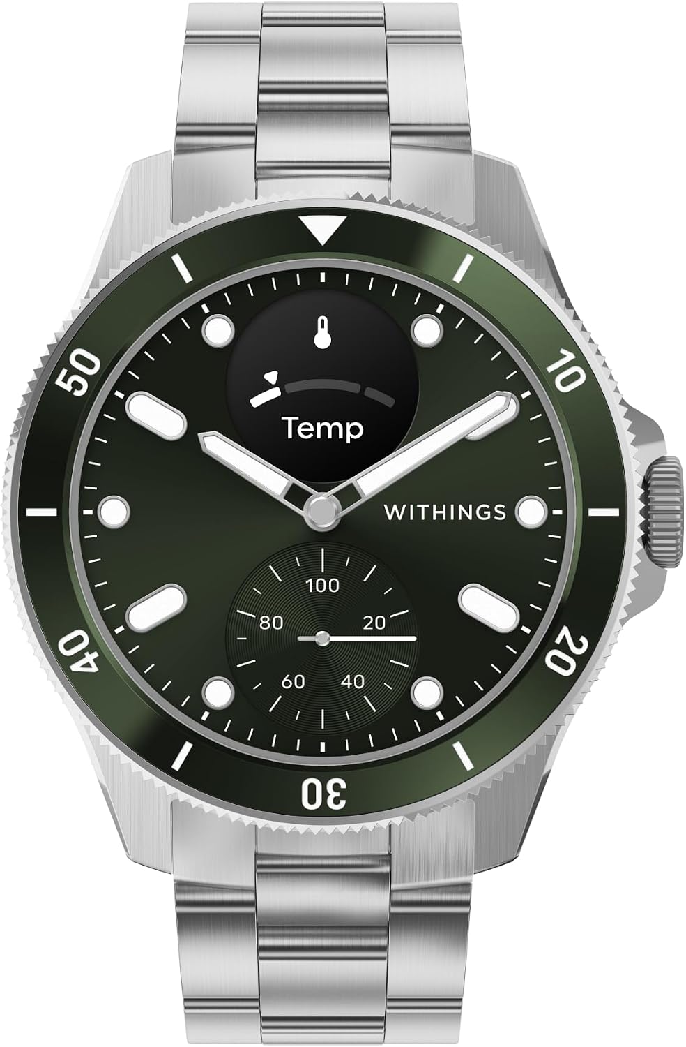 Scanwatch Nova - Heart Health Hybrid Smart Watch for Men & Women - SPO2, Temperature Monitoring, Sleep, Respiratory Health, Cycle Monitoring, 30-Day Battery Life, Apple iOS/Android