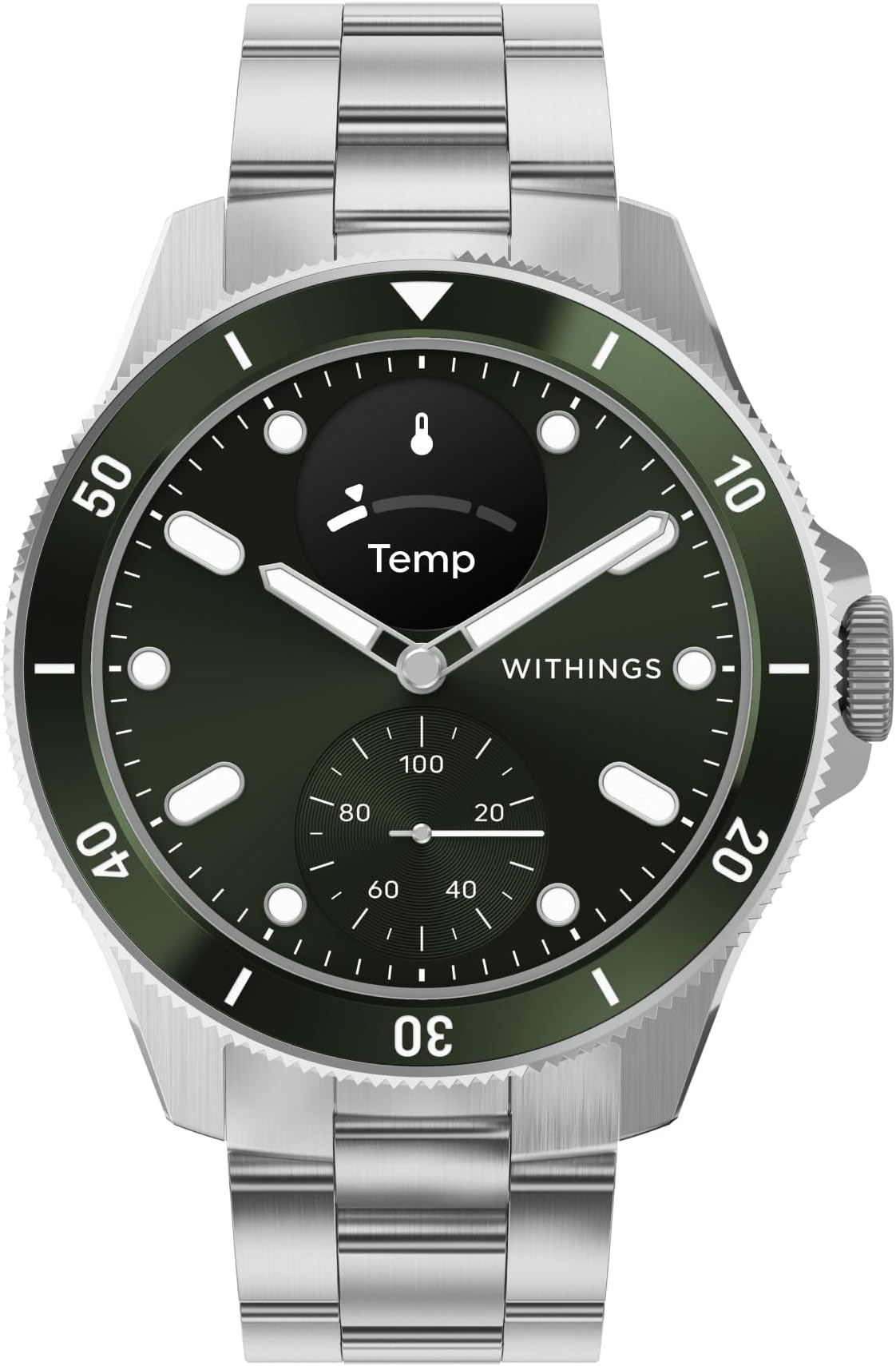 Scanwatch Nova - Heart Health Hybrid Smart Watch for Men & Women - SPO2, Temperature Monitoring, Sleep, Respiratory Health, Cycle Monitoring, 30-Day Battery Life, Apple iOS/Android