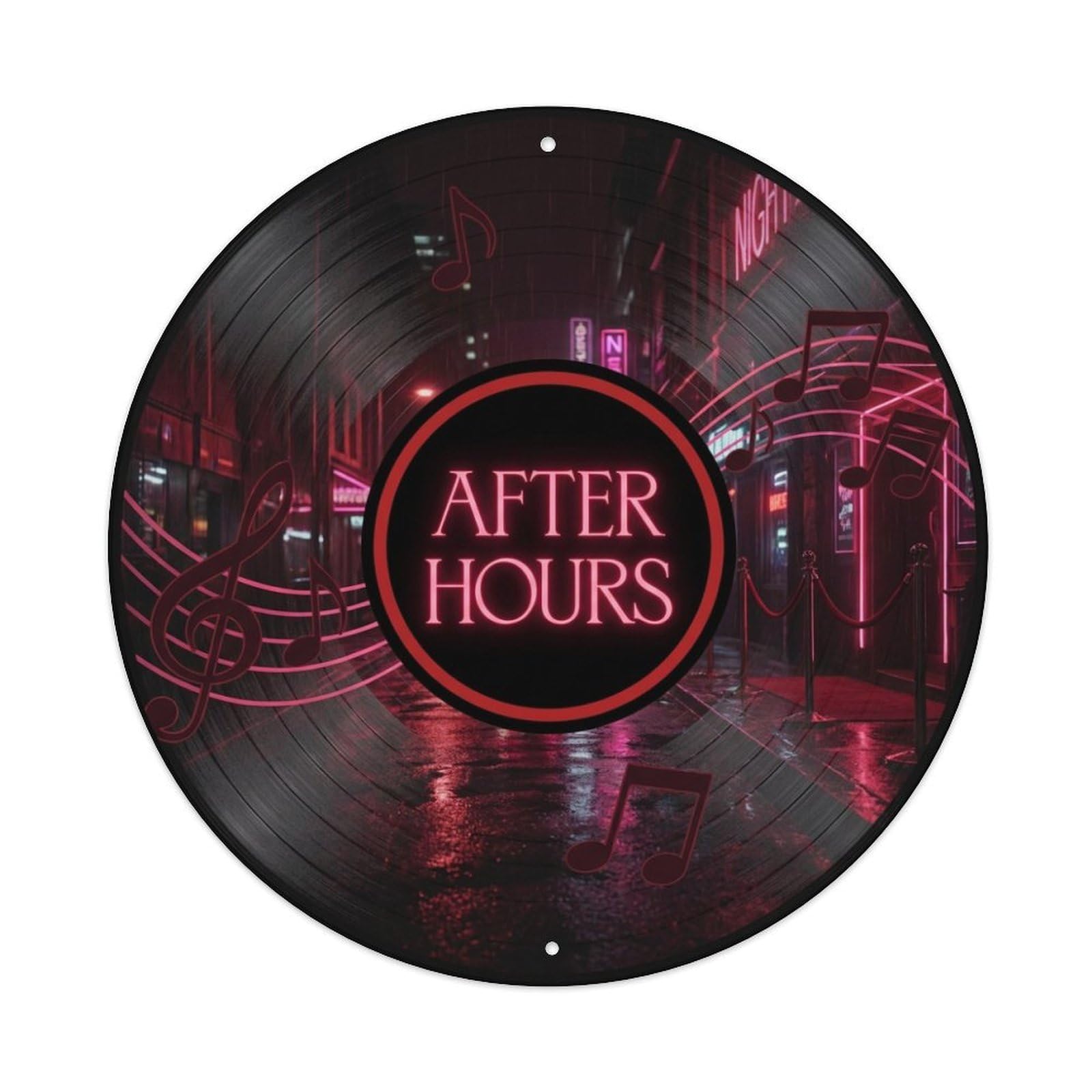 Rhythm Blues Record Cover After Hours Vinyl Groove Metal Tin Sign