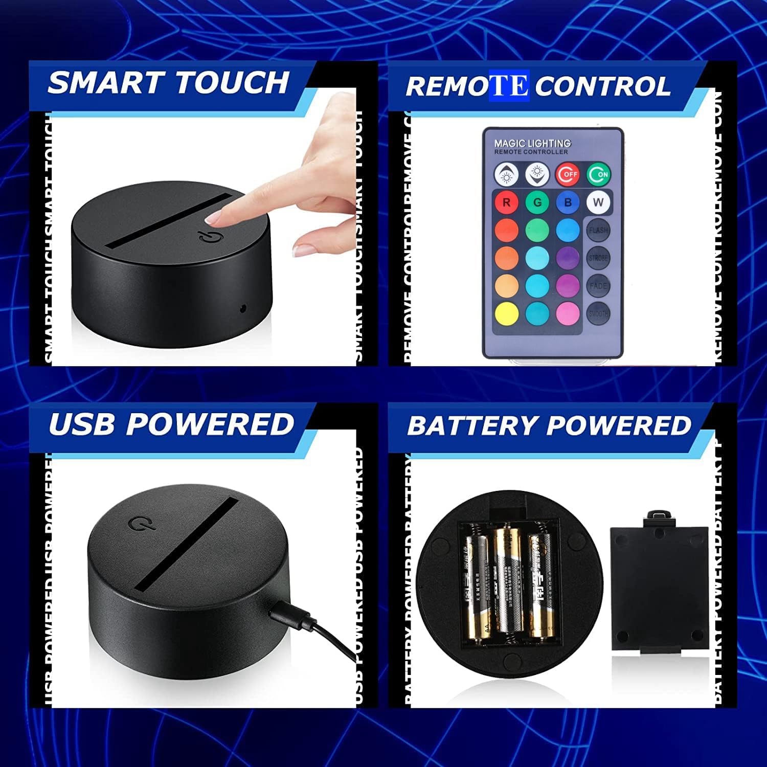 Kpop Stray Kids LED Night Light - 16 Colors Adjustable Night Light with Remote, Dim, StrayKids Merch, SKZ Fans Gifts, Red R1, Q-003