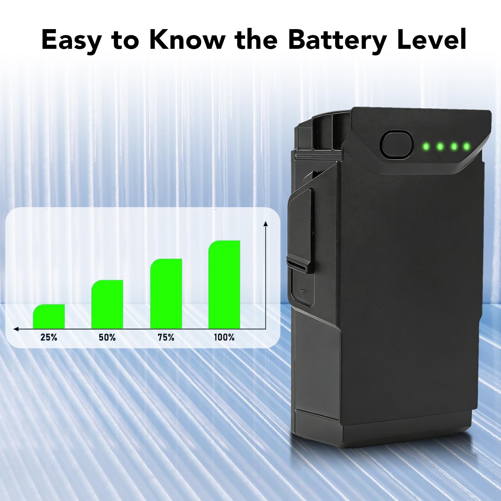 Batterie de Vol Intelligente, pour Air 1, Batterie de Rechange Rechargeable 2375 MAh, Accessoire de Drone pour Drone Air 1, Temps de Vol de 46 Minutes