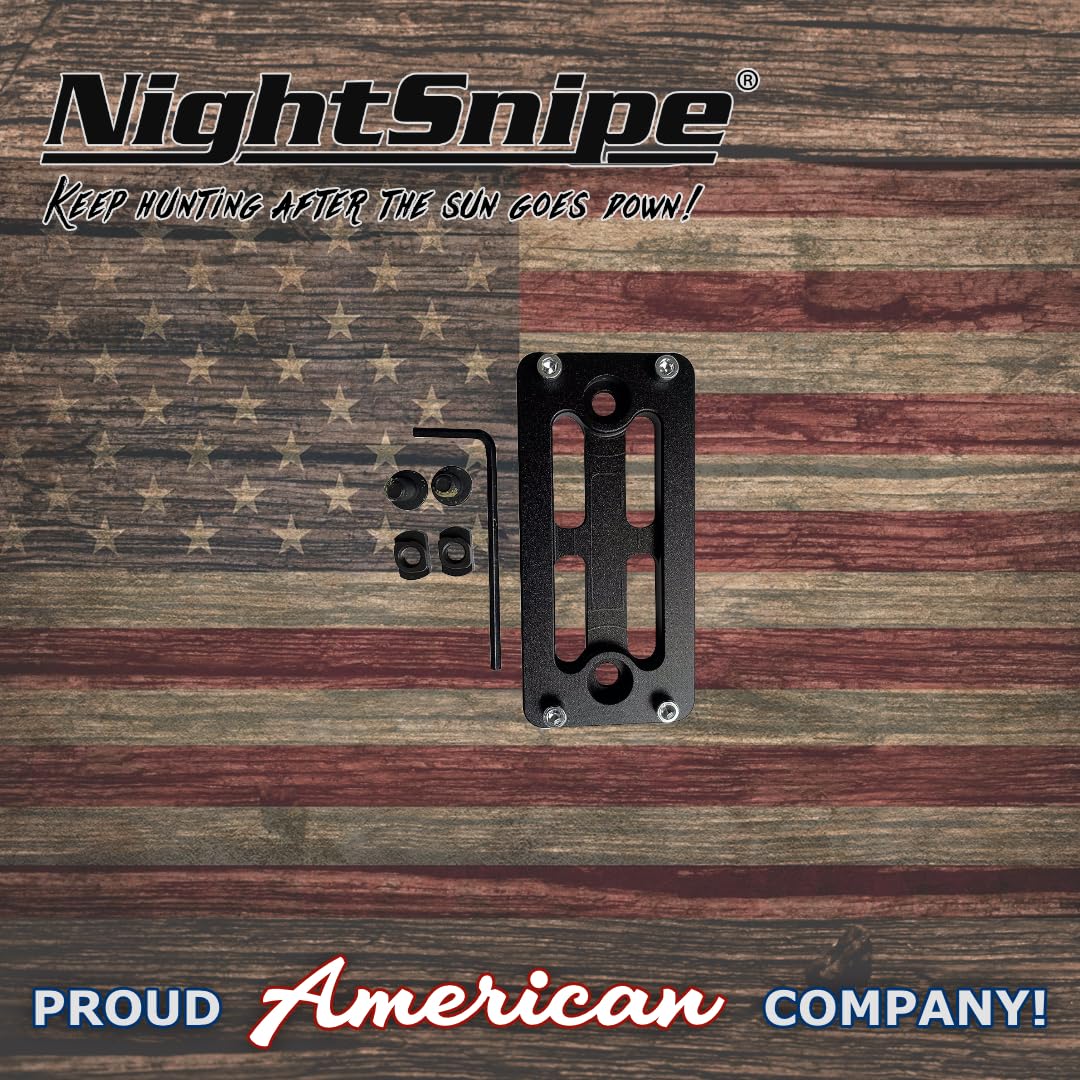 NightSnipe M-LOK Rail Ball Head Adapter | M-LOK to ARCA-Swiss | USA M-LOK Hardware
