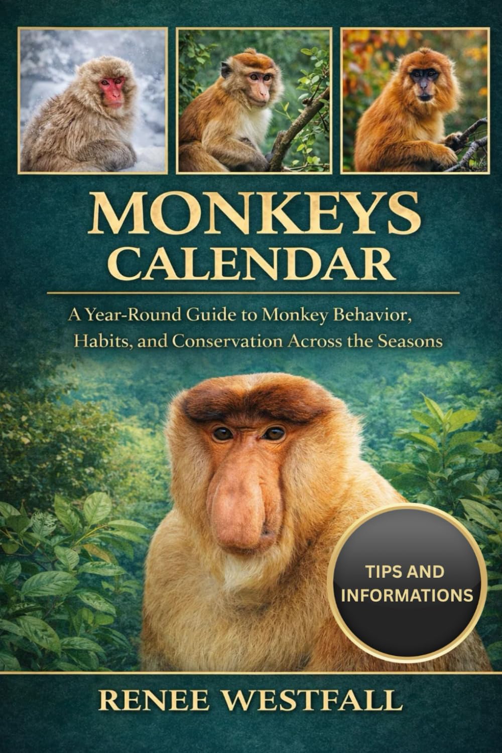 MONKEYS CALENDAR: A Year-Round Guide to Monkey Behavior, Habits, and Conservation Across the Seasons.
