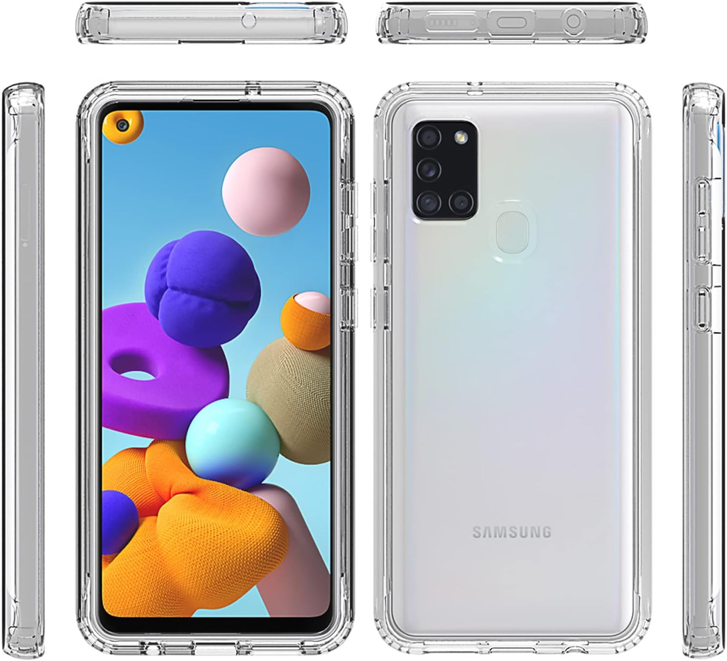 Asuwish Phone Case for Samsung Galaxy A21S Clear Australia Ubuy