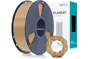 SUNLU PLA Plus Wood Filament: Transform Your 3D Prints into Realistic Woodwork