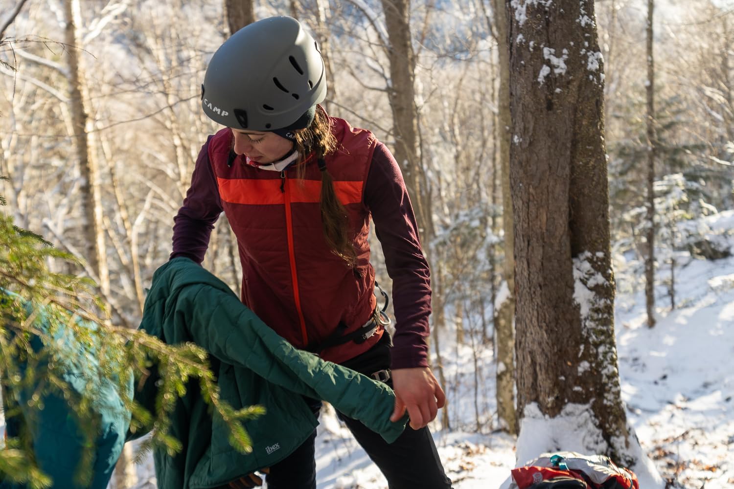 IBEX Merino Wool Wool Aire Insulated Puffer Vest for Women | Lightweight Sleeveless Jacket with Zip Pockets - Image 2