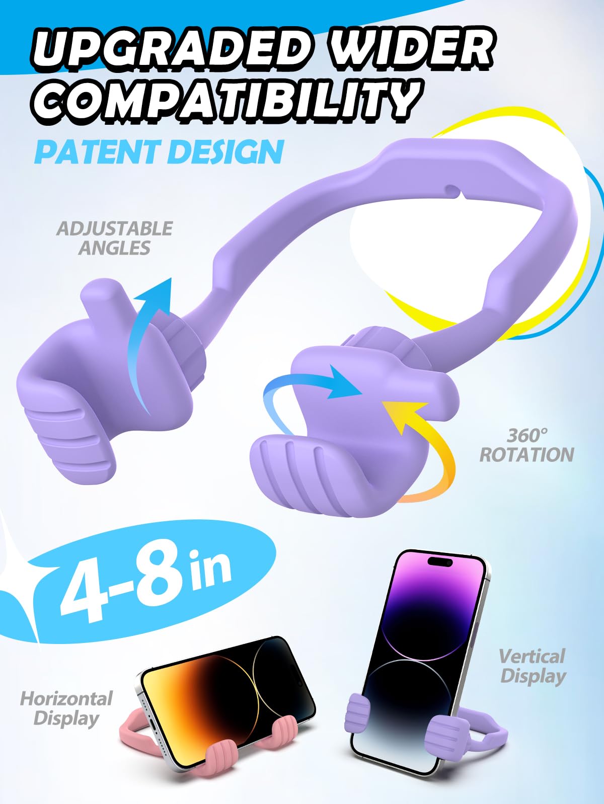 CALDEVER Idee Regalo Uomo Donna Natale - Porta Cellulare da Tavolo Regolabile Regali Divertenti Stupidi Supporto Telefono Scrivania per iPhone Samsung CALDEVER Idee Regalo Uomo Donna Natale - Porta Cellulare da Tavolo Regolabile Regali Divertenti Stupidi Supporto Telefono Scrivania per iPhone Samsung