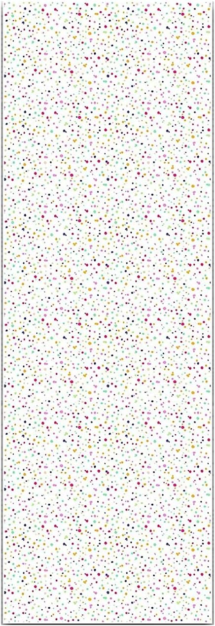 APPLIANCE ART Deluxe School Locker Magnetic Wallpaper | Decorative | Magnetic Vinyl for Instant Update | Trimmable | Easy Install, Remove & Reuse | Rainbow Sprinkles Single Panel