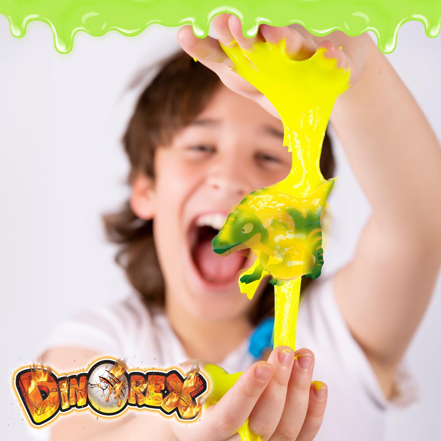 CRAZE Magic Slime 18 Foil Bag confezione di 75ml, include 1 statuina di Dinorex, Borsa di slime per bambini, Slime magico in una borsa Assortito