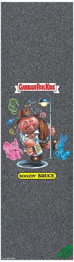 Mob Skateboard Griptape Garbage Pail Kids Boozin Bruce Grip Tape Sheet 9" x 33"