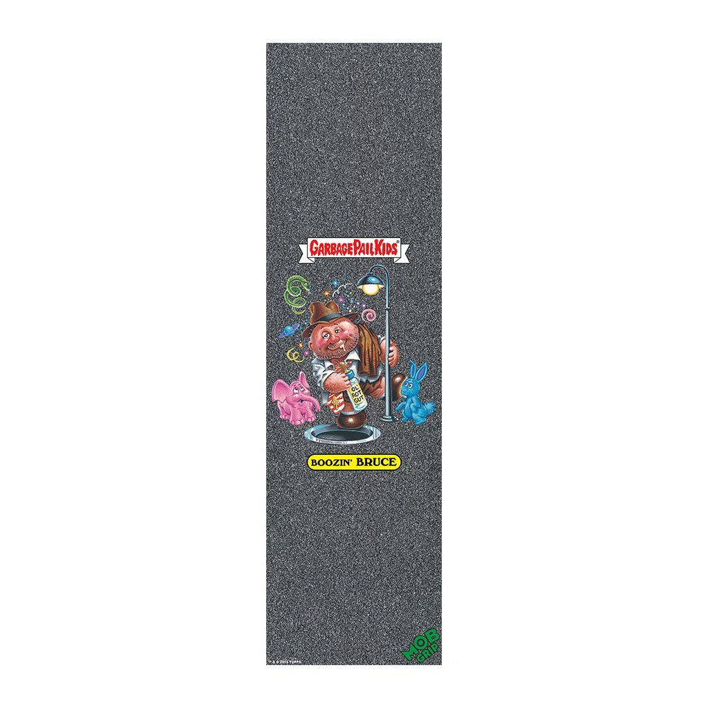 Mob Skateboard Griptape Garbage Pail Kids Boozin Bruce Grip Tape Sheet 9" x 33"