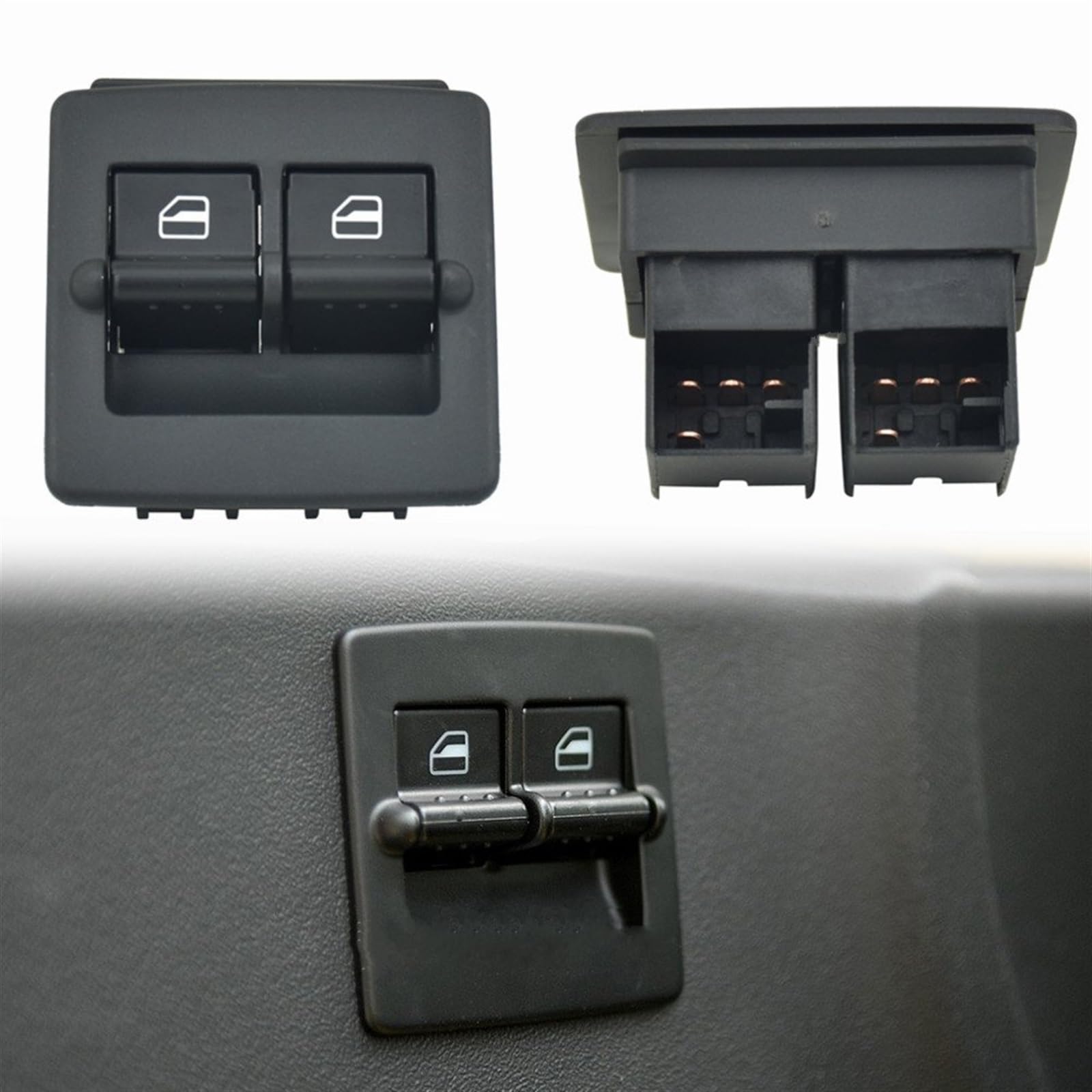 Interruptor de ventana izquierda derecha para VW para Beetle 1998 1999 2000 2001 2002 2003-2010 1C0959851 1C0959855 1C0959527(Master Switch)