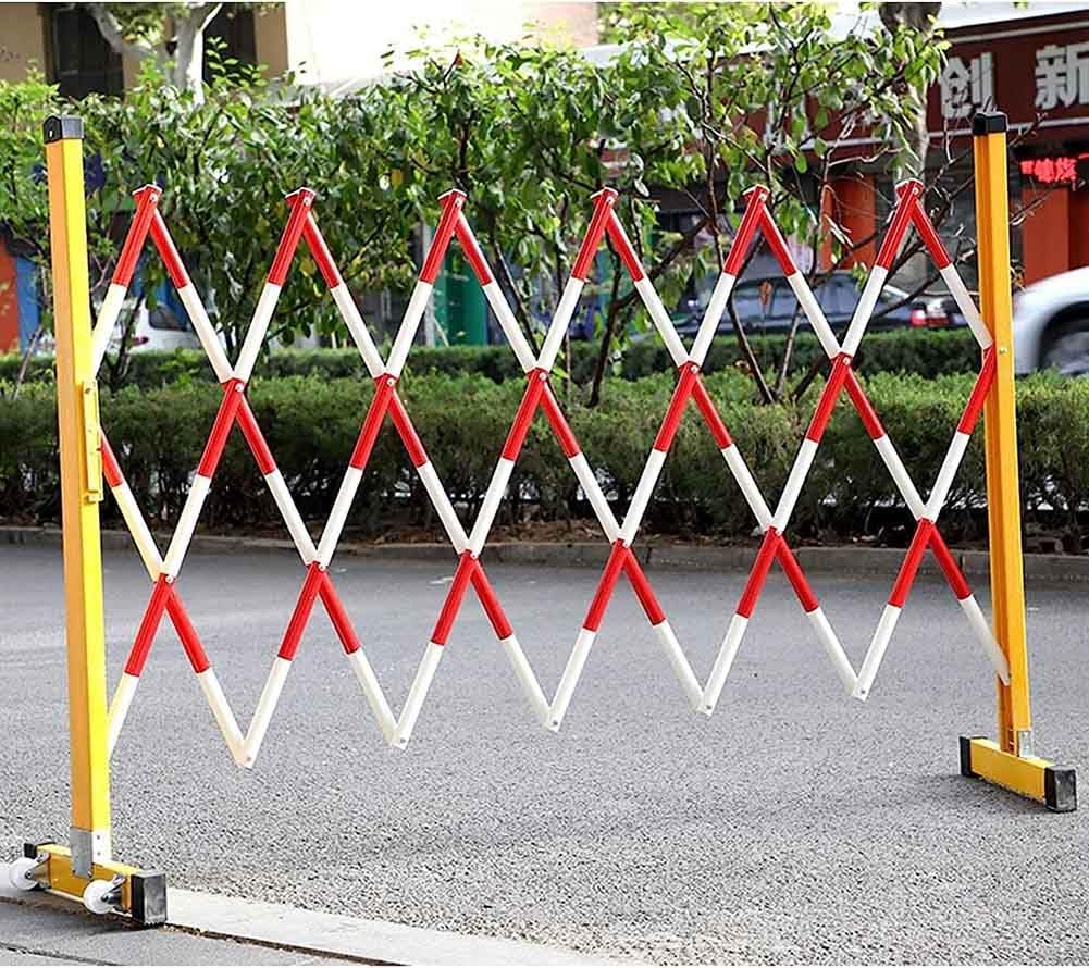 Barrière de sécurité mobile rétractable pliable pour circulation piétonne