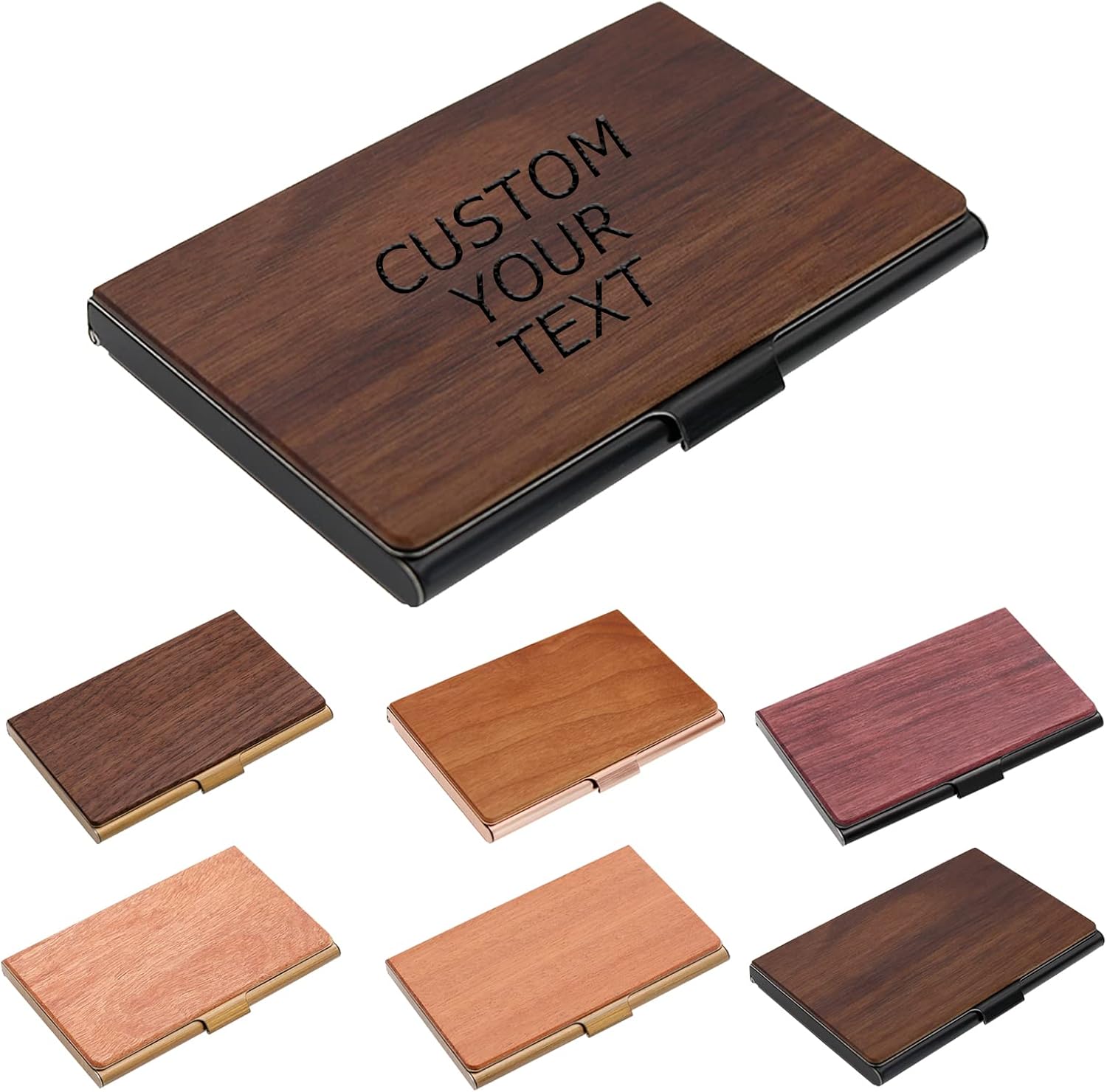 Taikuri Custom Business Card Holder Personalized Engraved