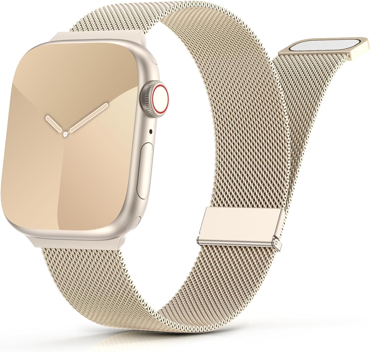 Yoohoo Cinturino Metallo per Cinturino Apple Watch 40mm 42mm 41mm 38mm | Aggiornato Magnetico, Cinturino Milanese per iWatch Serie 12 11 10 9 8 7 6 5 4 3 2 1 SE 3 2 1 Ultra 4 3 2 1 per Uomo e Donna